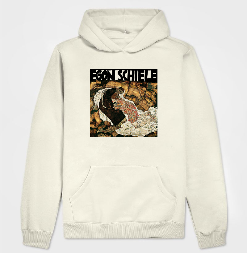 A Morte e a Donzela (Tod und das Mädchen) - Egon Schile - Hoodie Moletom