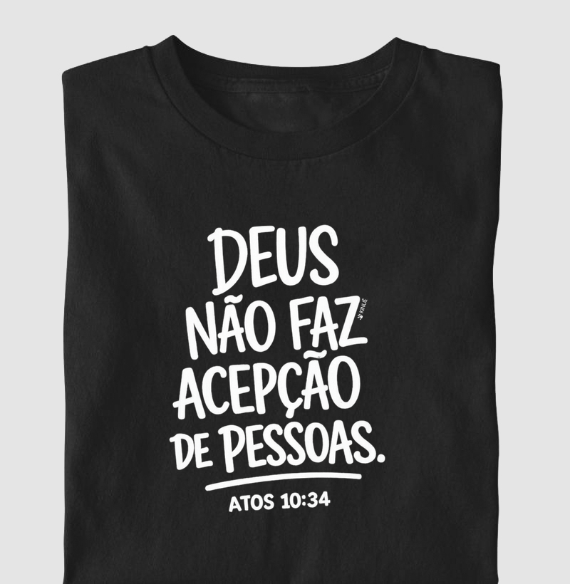 Deus não faz acepção de pessoas