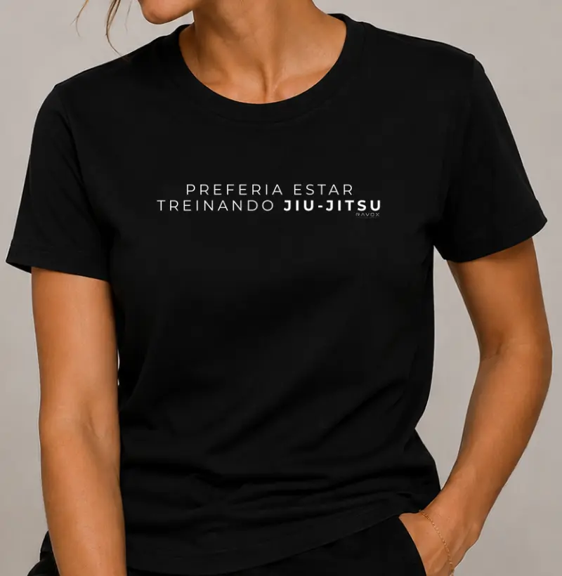Preferia estar treinando jiu-jitsu