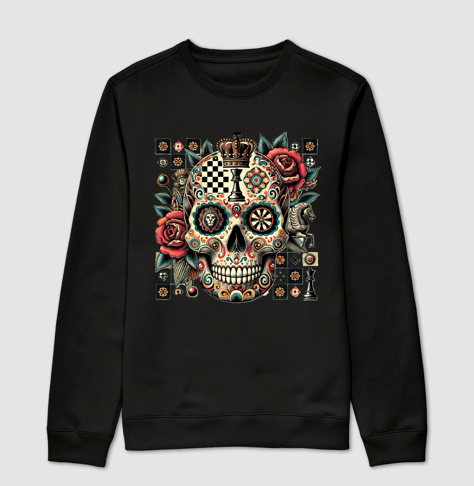 Caveira de Los Muertos Xadrez 2