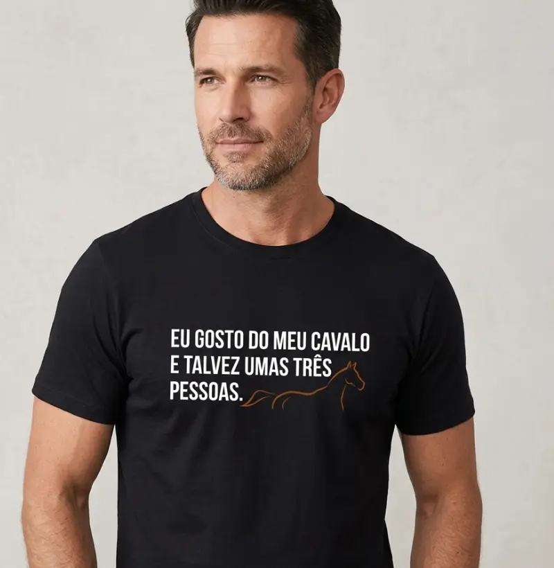 Eu gosto do meu cavalo e mais 3 pessoas 
