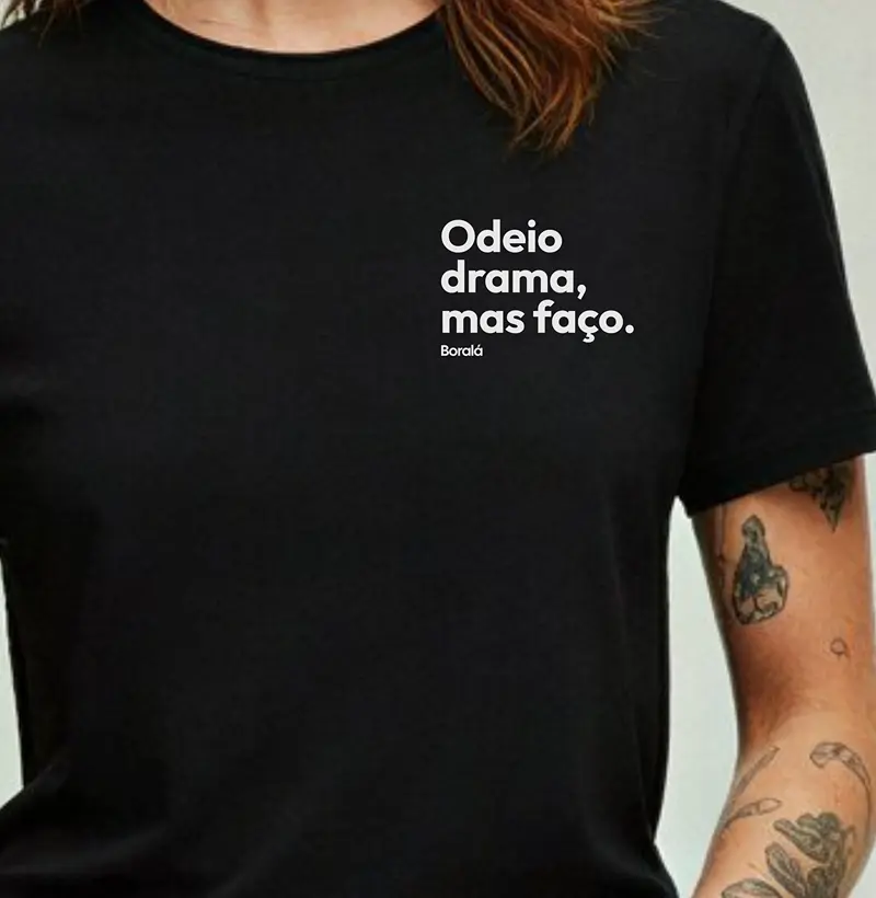 Odeio drama, mas faço.