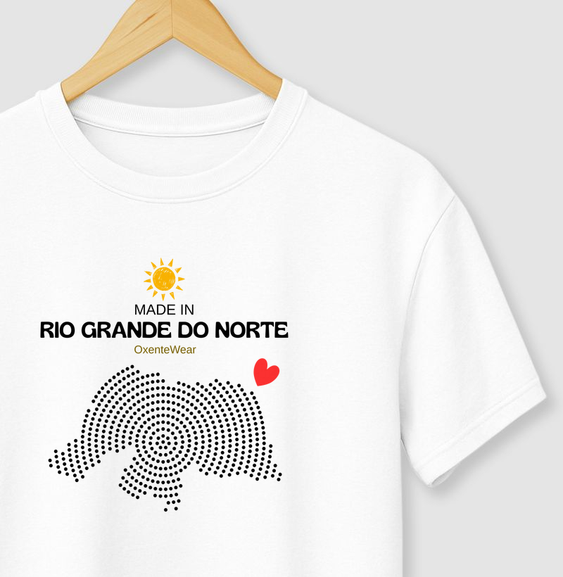 Camiseta Made in Rio Grande do Norte | OxenteWear