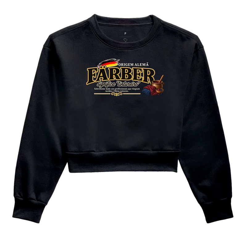 Färber  - Cropped Moletom