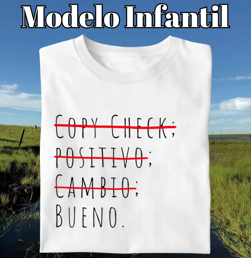 Camiseta Bueno (Infantil)