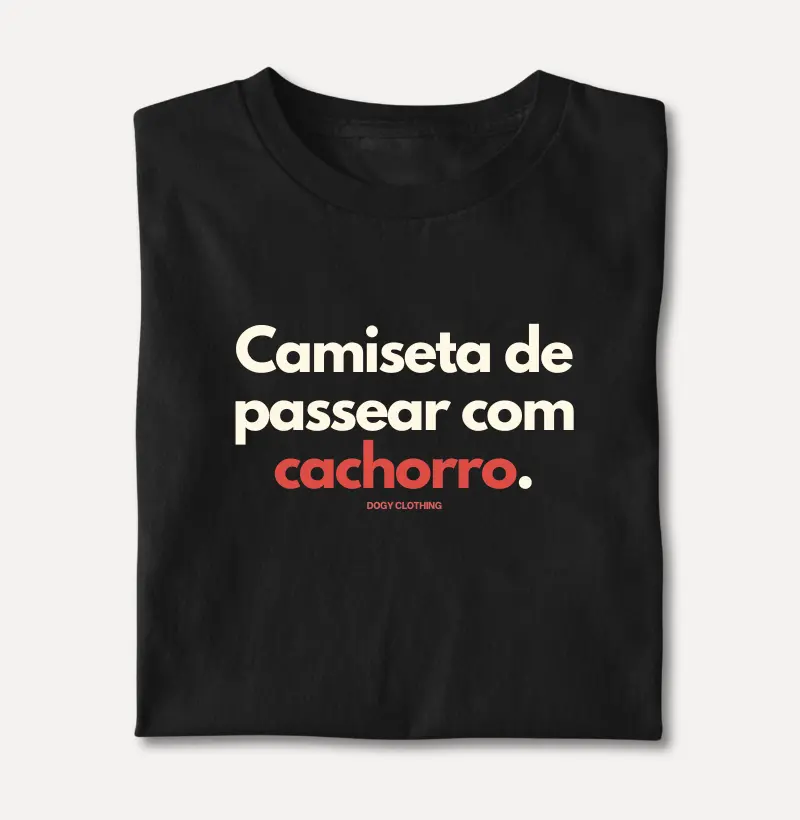 Camiseta de Passear com Cachorro