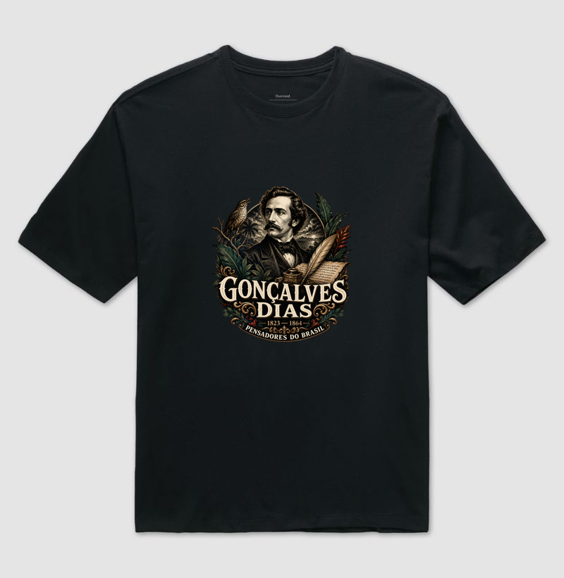 Camiseta Gonçalves Dias - Pensadores do Brasil