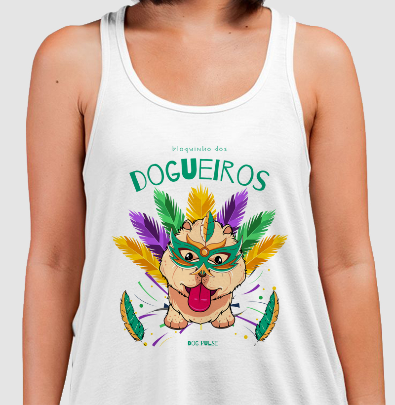 Camiseta Regata Dog Pulse - Bloquinho dos Dogueiros - Samba no Rabo