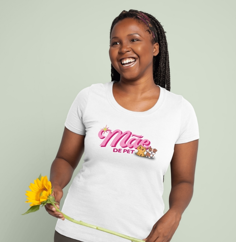 Camiseta MÃE DE PET | 100% Algodão