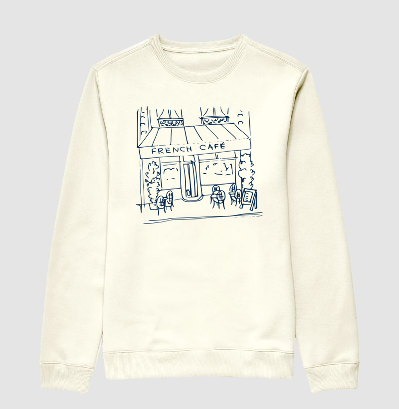 Moletom French Café Blue