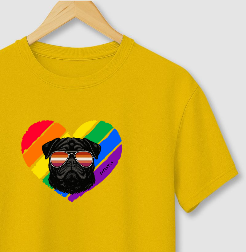 Pug do Orgulho 🐶🌈🕶️