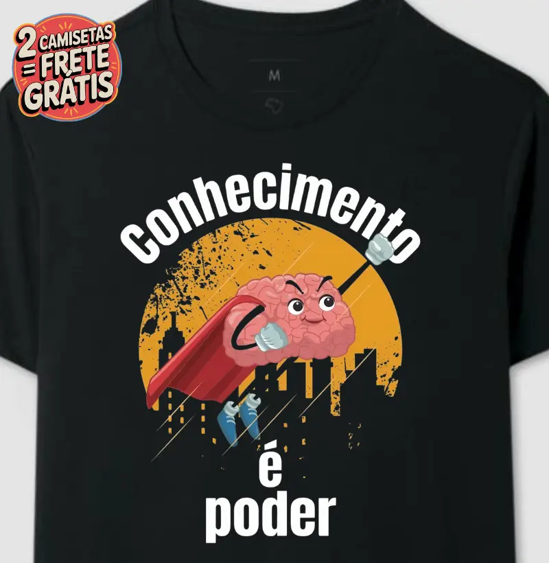 Camiseta Conhecimento é Poder