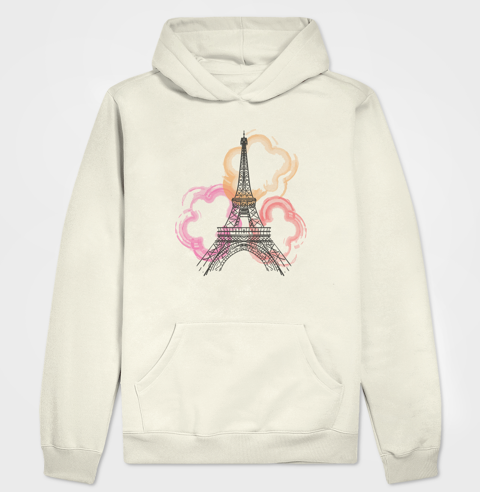 Camiseta Viagem - Torre Eiffel Flores