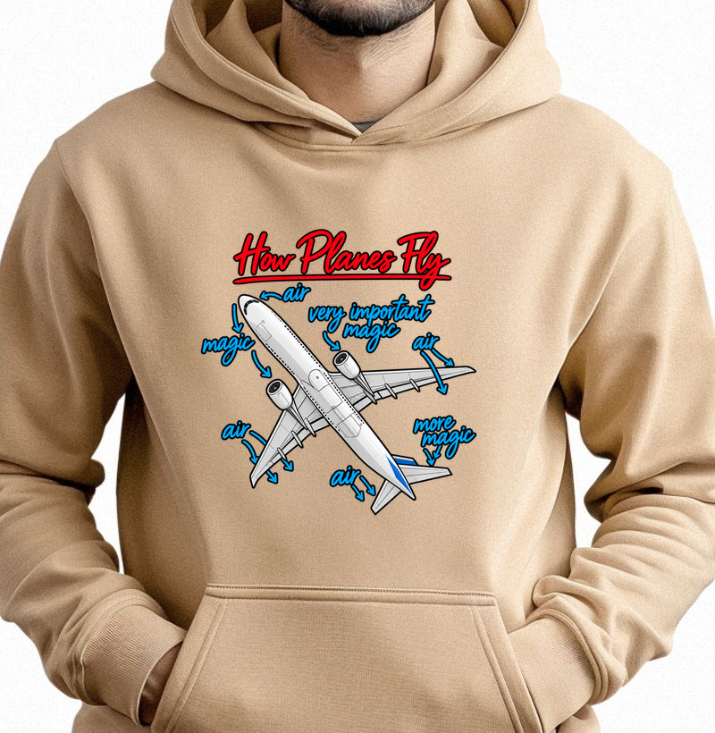 Moletom How Planes Fly