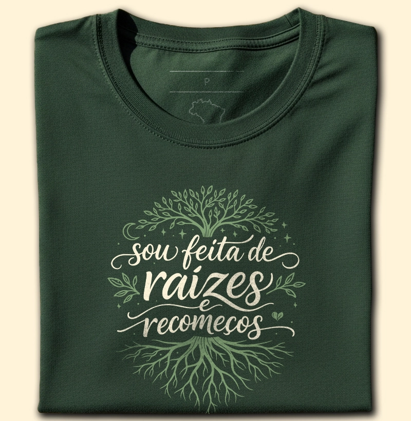 Sou feita de raízes e recomeços