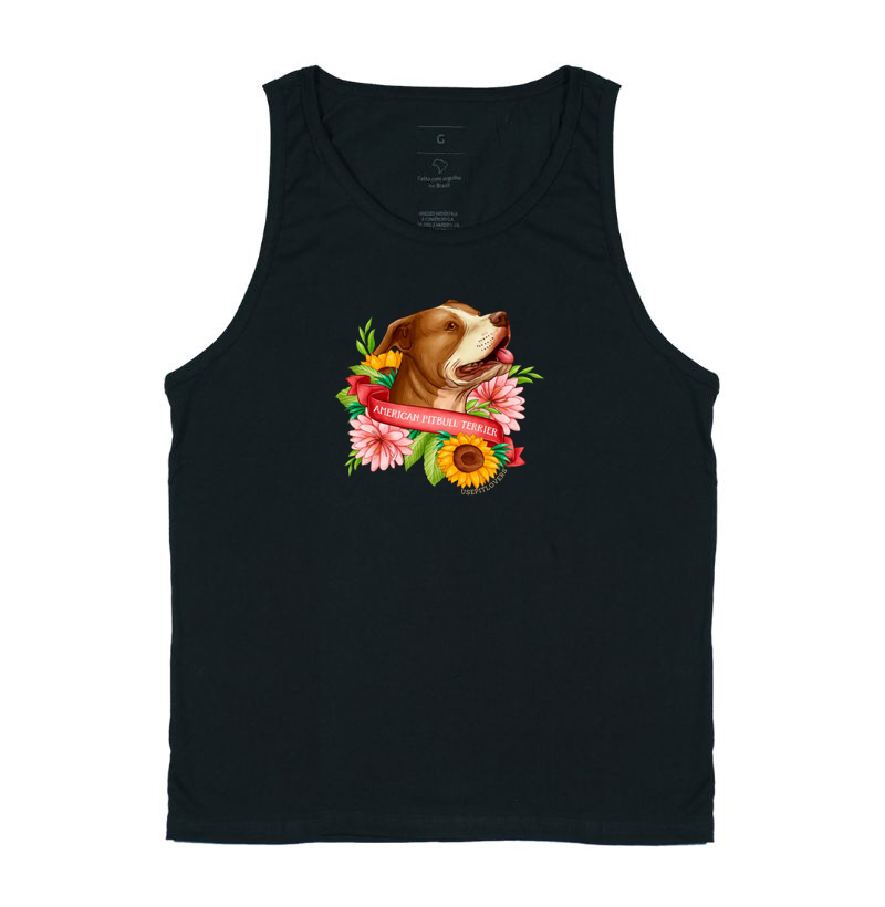 American Pit Bull Terrier flowers