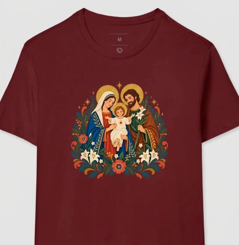Sagrada Família — Estilo Tapeçaria - Camiseta