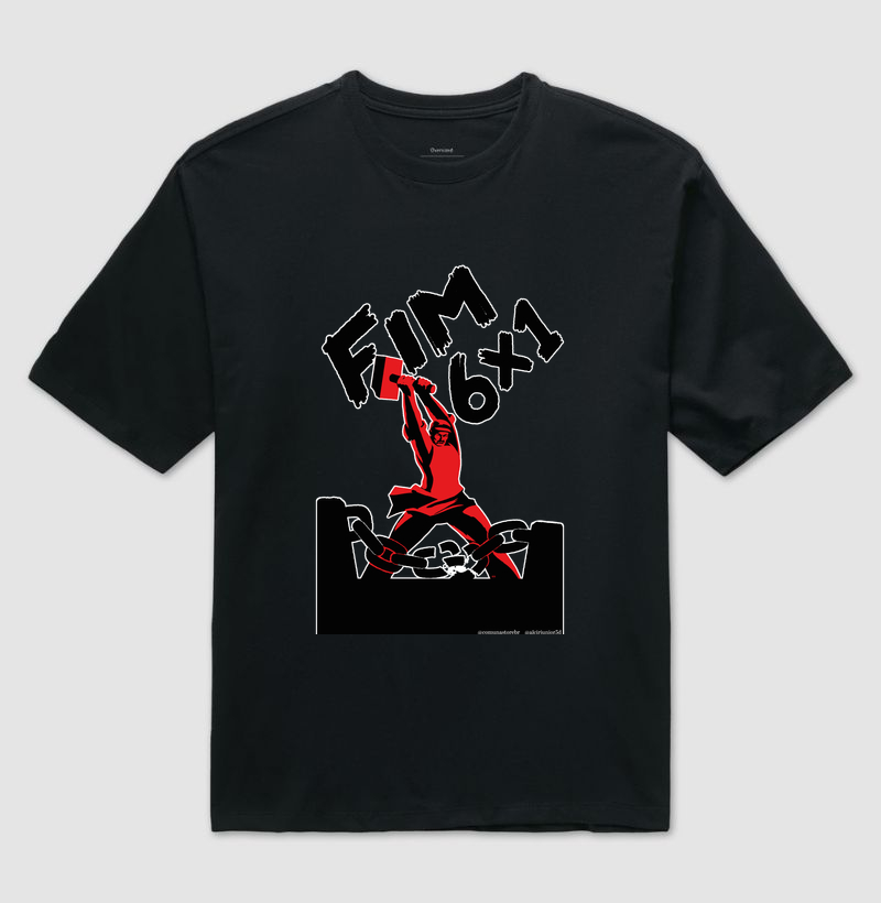 [ALCIR JUNIOR] QUEBRANDO OS GRILHÕES - Camiseta Oversized