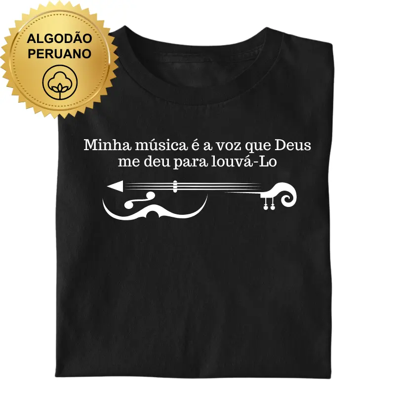 Violino - Minha música é a voz que Deus me deu para louvá-Lo