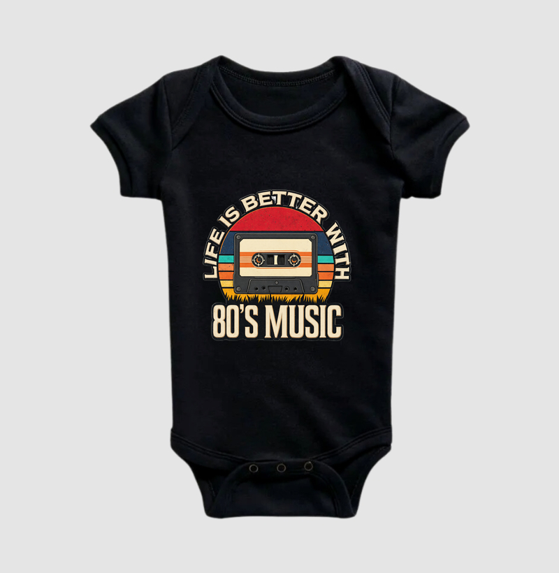Camiseta Music 80 Retro