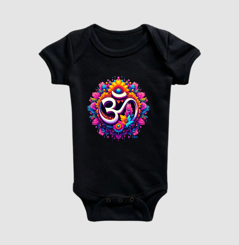OM Floral Prateado