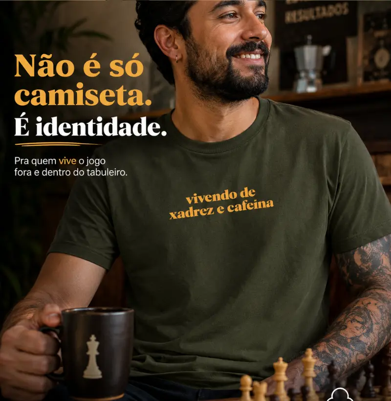 Vivendo de xadrez e cafeína