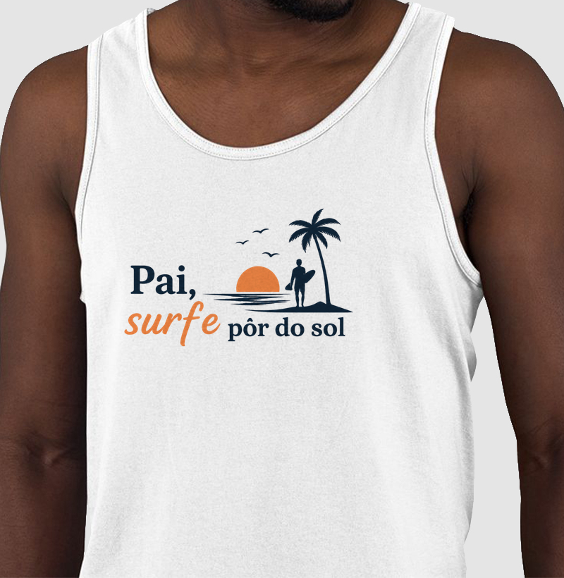Pai, Surfe e Por do Sol (Regata)