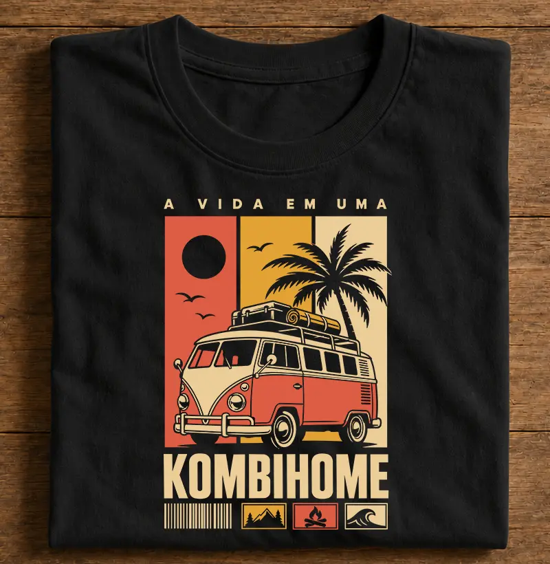 A vida em uma KombiHome - Camping
