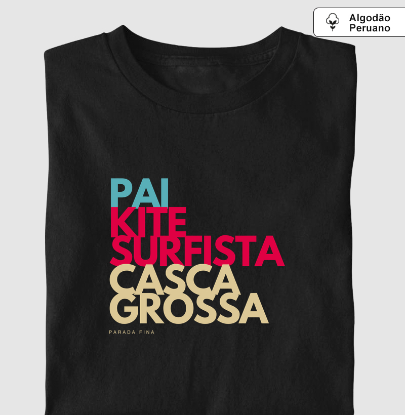 pai kitesurfista casca grossa