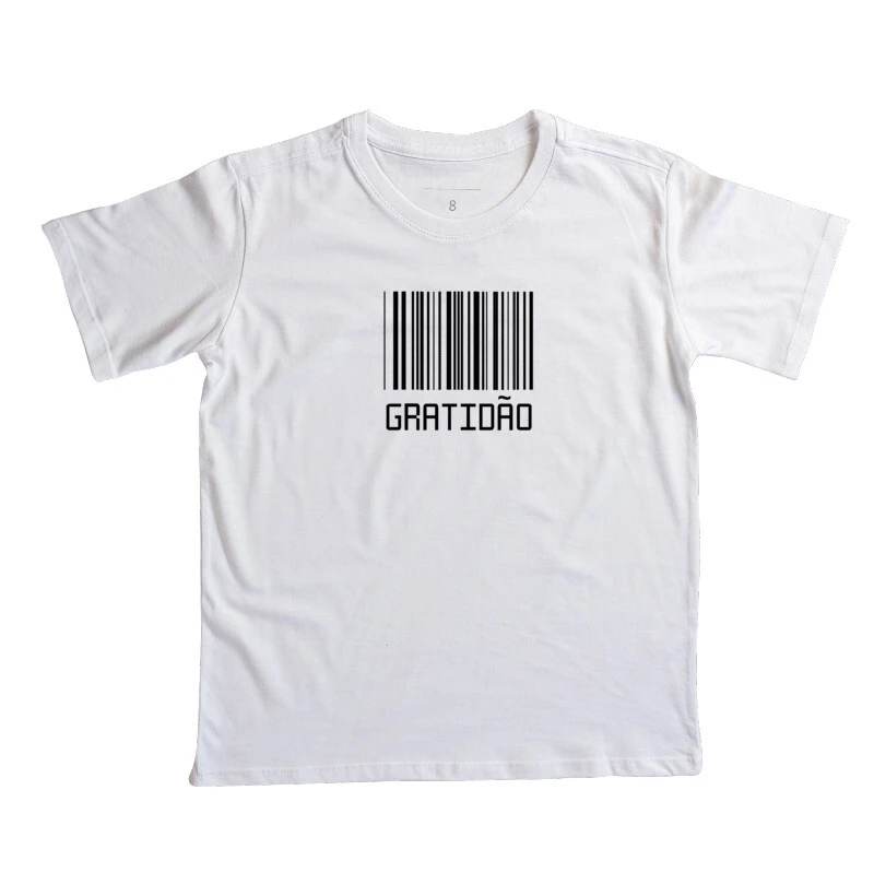 Infantil Code Bar Gratidão