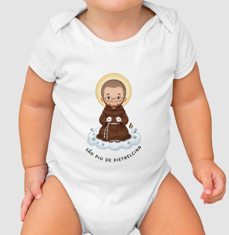 Body São Padre Pio Infantil