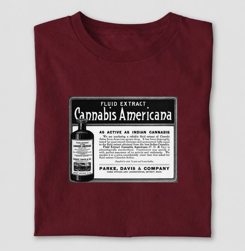 Camiseta Cannabis Americana — Farmácia Antiga