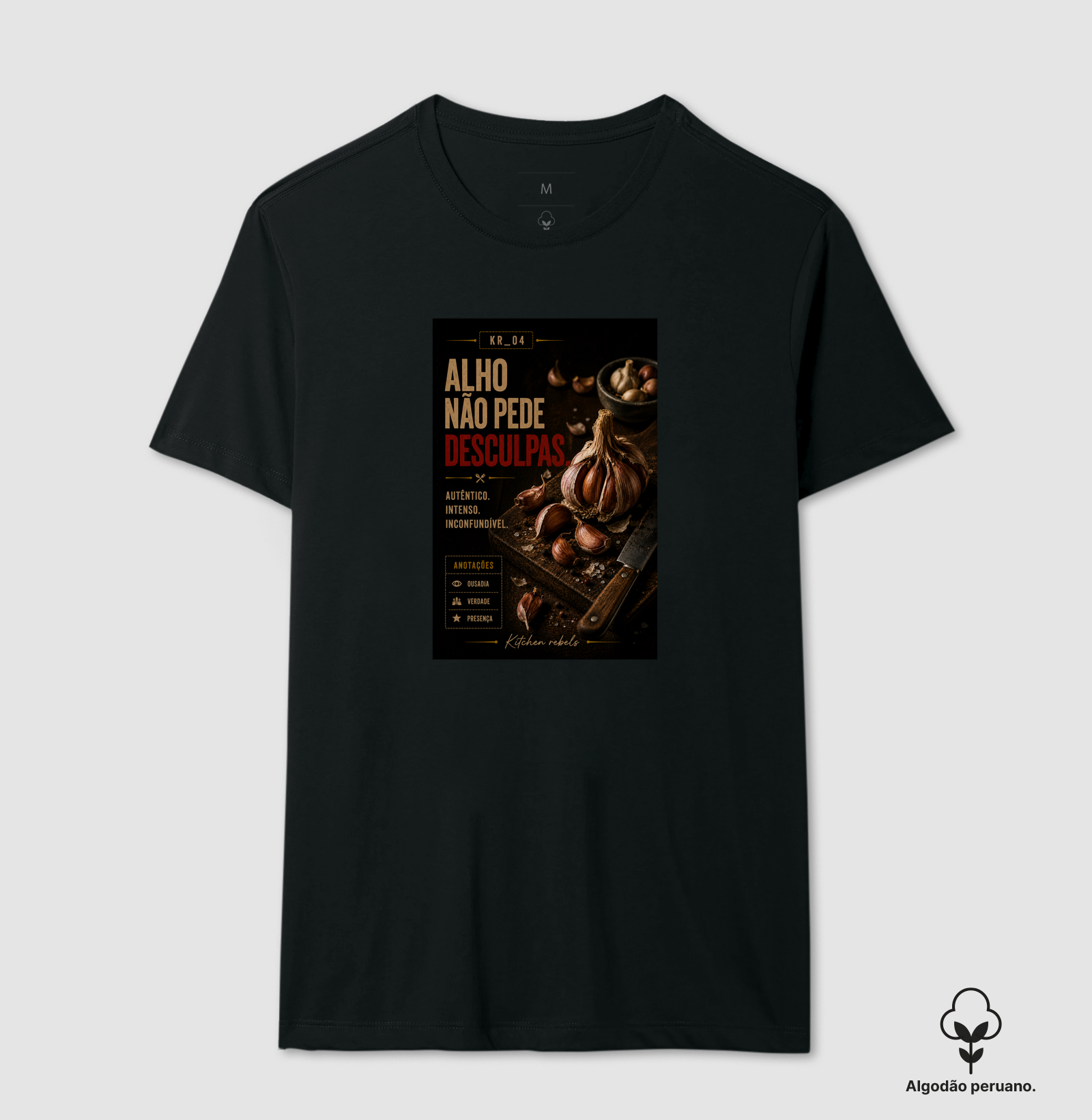 004 - Camiseta Algodão Peruano