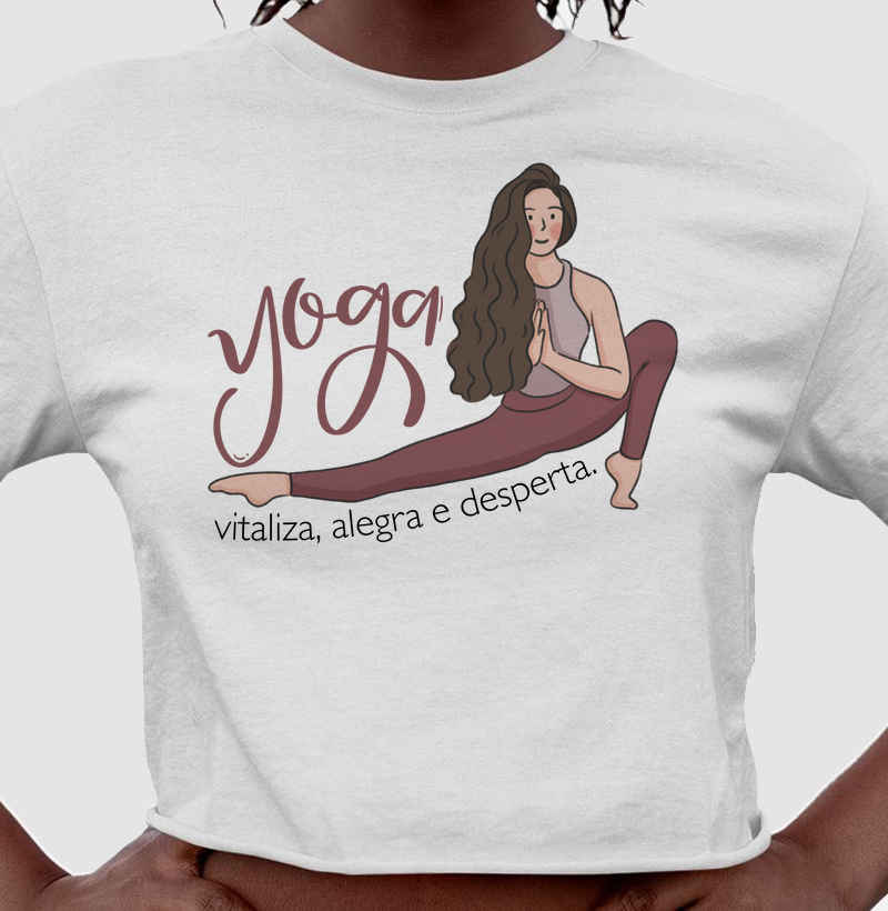 Yoga vitaliza, alegra e desperta.