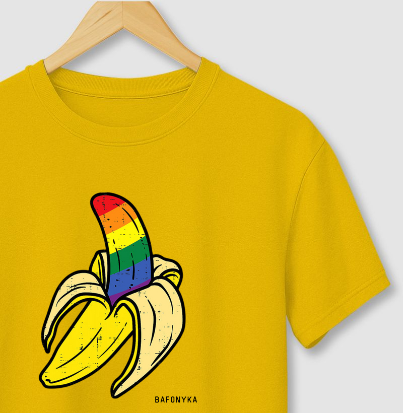 🍌🌈 Do lado de dentro, só cores e orgulho.
