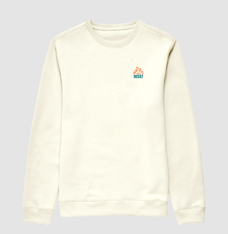 Suéter Moletom Rise! Streetwear Básica Premium Unissex – Moda Urbana