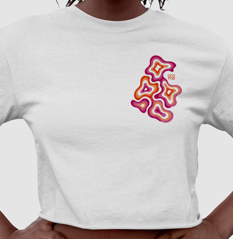 Camiseta Cropped Aquarela Pride 1.3