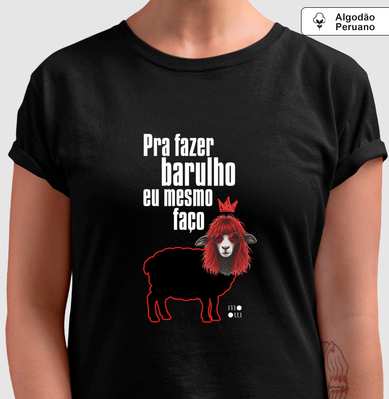 Ovelha Negra Algodão Peruano