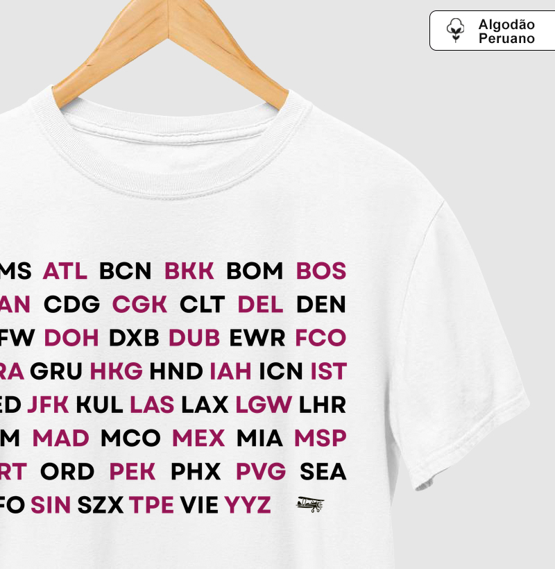 IATA Airport Codes - Worldwide | Algodão Peruano