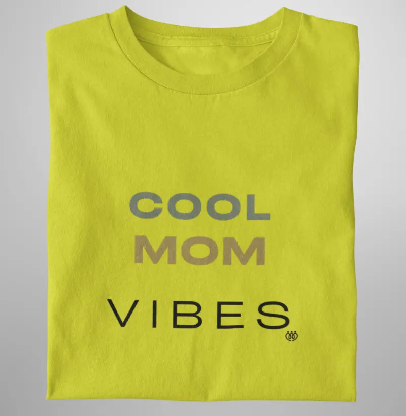 Mom Cool Vibes Amarela