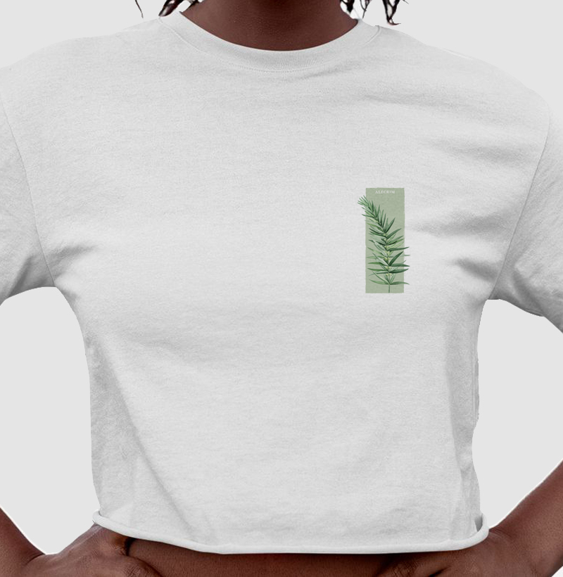 T-shirt Cropped Alecrim