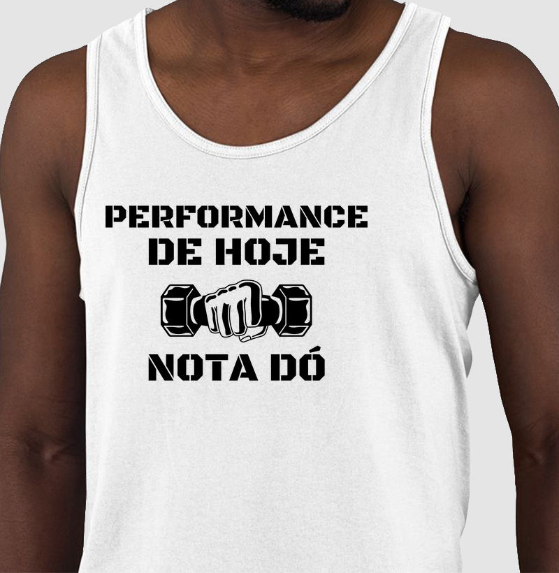 Performance de hoje, noda dó