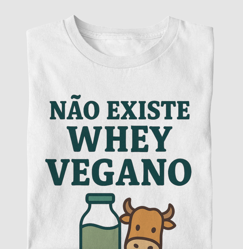 Não existe whey vegano