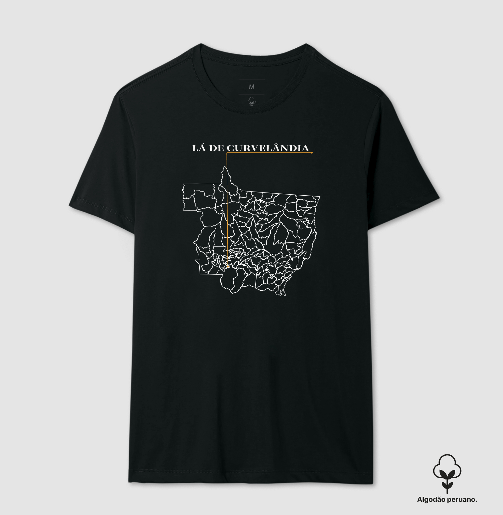 Curvelândia | Origem MT - Camiseta Algodão Peruano