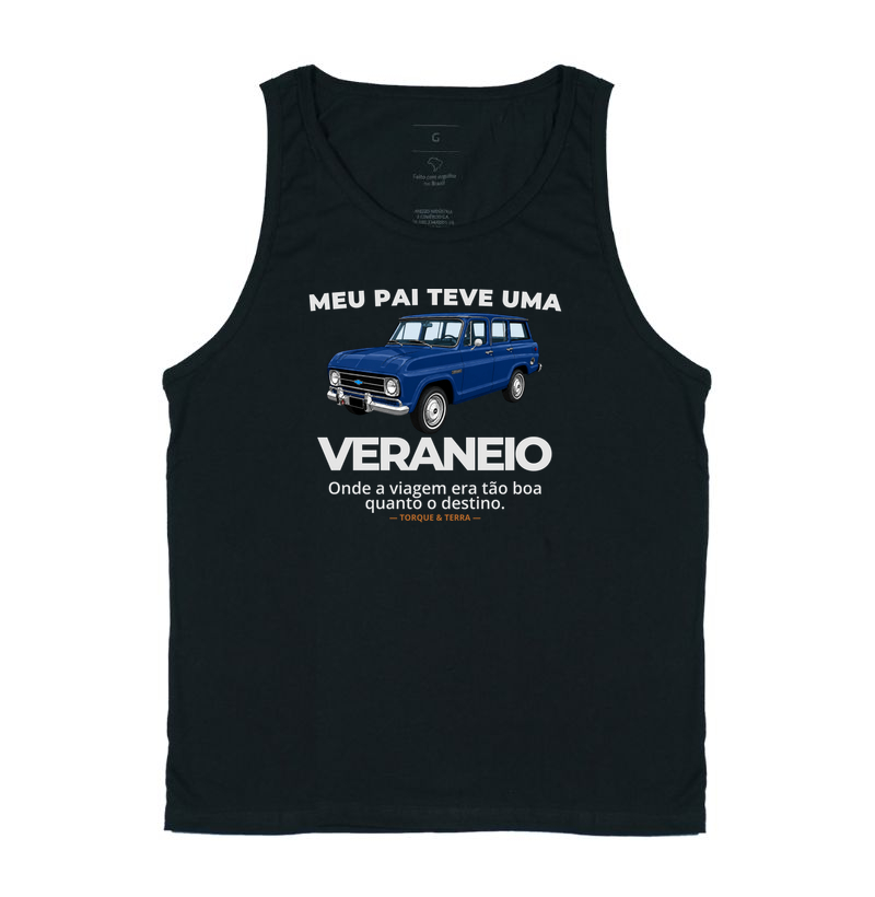 Meu pai teve uma - VERANEIO - azul escuro