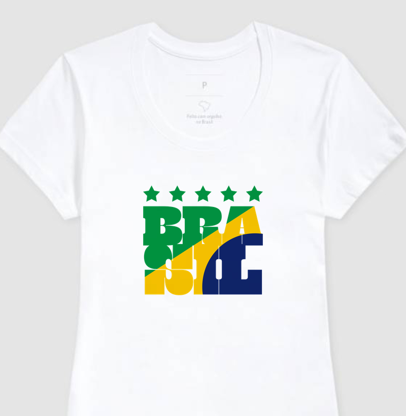 Camisa Feminina Brasil V2