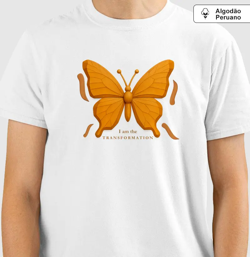 Borboleta Madeira • Transformação (algodão peruano)