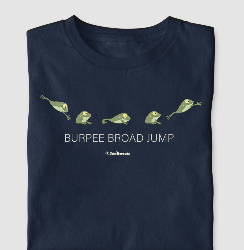 Sapo Burpee Broad Jump - Camiseta