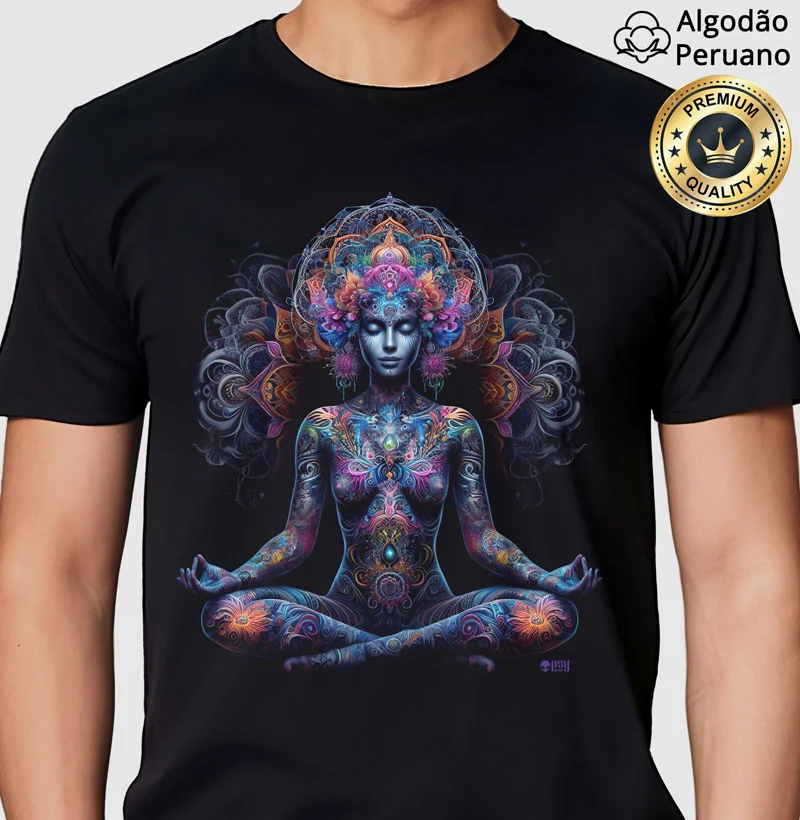 Divindade em Meditação (Algodão Peruano)