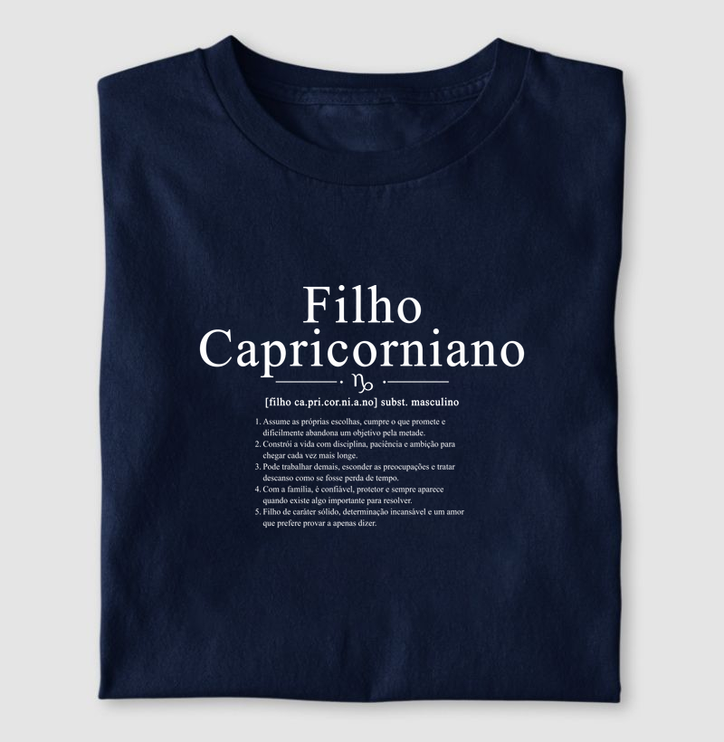 Filho capricorniano (adulto) ♑